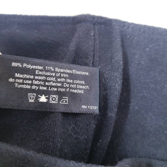 SPANX Black Leggings Slits Yoga Activewear - Picture 12 of 13